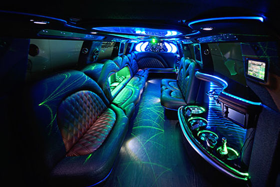 knoxville limo rental interior