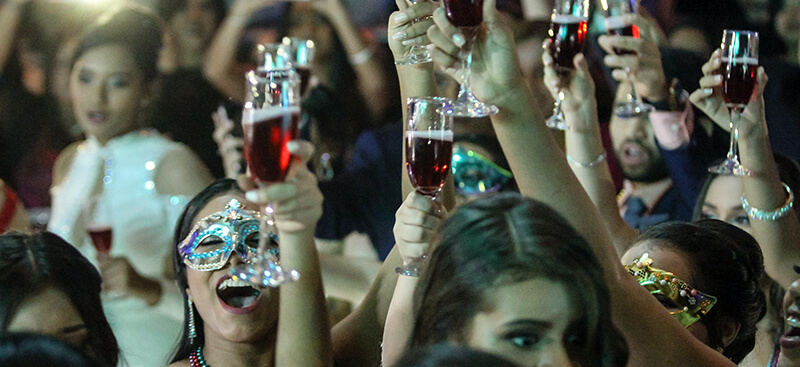 A photo of a holiday party in Clarksville
